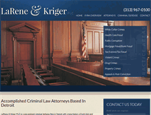 Tablet Screenshot of lareneandkriger.com